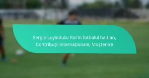 Sergio Luyindula: Rol în fotbalul haitian, Contribuții internaționale, Moștenire